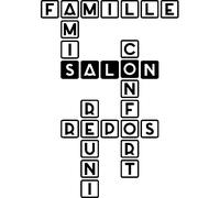 Sticker Famille, salon, repos