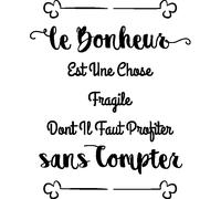 Sticker Faut profiter du bonheur