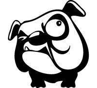 Sticker Figure Bulldog