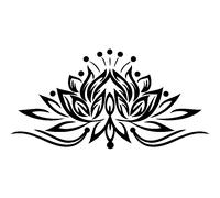 Sticker fleur artistique poétique