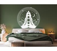 Sticker Fleur de Lotus Méditation - Nombreuses tailles et couleurs disponibles