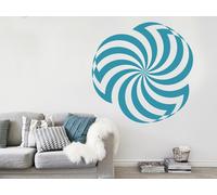 Sticker Fleur Illusion - Nombreuses tailles et couleurs disponibles