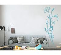 Sticker Fleur Papillon 4 - Nombreuses tailles et couleurs disponibles