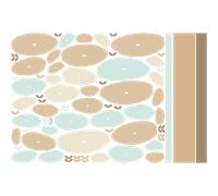 Sticker fleurs coquelicots des collines