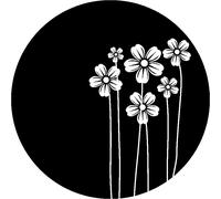 Sticker Fleurs dans un cercle