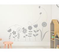 Sticker Fleurs des Champs - Nombreuses tailles et couleurs disponibles