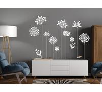 Sticker Fleurs Tendance - Nombreuses tailles et couleurs disponibles