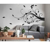 Sticker Florale 1 - Nombreuses tailles et couleurs disponibles