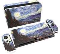 Sticker for Switch OLED Protection,Skin Sticker for Nintendo Switch OLED Controller & Console & Joycon & Dock-Night Star