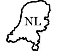 Sticker Forme de la ligne des Pays-Bas