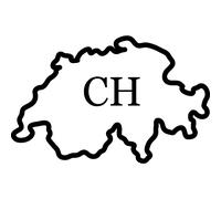 Sticker Forme de ligne de la Suisse