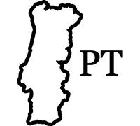 Sticker Forme de ligne du Portugal