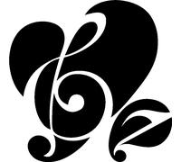 Sticker Forme note de musique