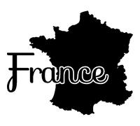 Sticker France carte du pays