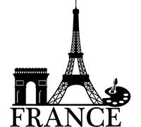 Sticker France, pays de l'art