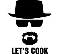 Sticker frigo Let's cook - Breaking bad