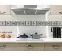 Sticker Frise Deco Carrés - Nombreuses tailles et couleurs disponibles