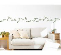 Sticker Frise Feuilles au vent - Nombreuses tailles et couleurs disponibles