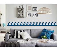Sticker Frise Vagues Mer - Nombreuses tailles et couleurs disponibles