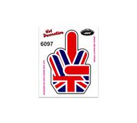 Sticker Fuck English Flag 10x12cm