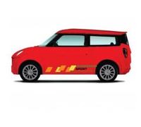 Sticker Gamme Racing 05 Compatible avec Citroen AMI, Opel Rocks-E, AIXAM, LIGIER, MICROCAR ET Toutes Marques DE VSP