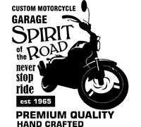 Sticker Garage spirit of the road