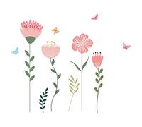 STICKER GEANT ENFANT FLEURS DECORATION CHAMBRE ENFANT