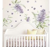 Sticker géant Glycine Aquarelle