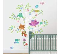 Sticker Géant Repositionnable Arbre des Merveilles avec Animaux