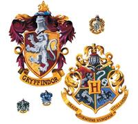Sticker geant repositionnable Blasons Griffondor et Poudlard Harry Potter 45,7CM X 101,6CM