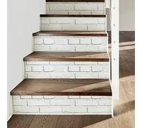 Sticker Géant Repositionnable Briques Blanches