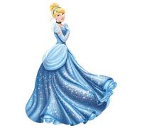 Sticker Géant Repositionnable Disney Princesse Cendrillon Glamour Bleu RMK1957GM 74 .93 cm. 101 .6 cm