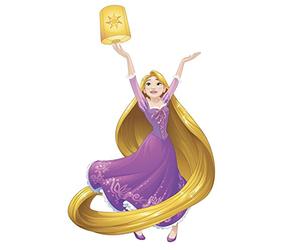 Sticker Géant Repositionnable Disney Princesse Raiponce Lanternes