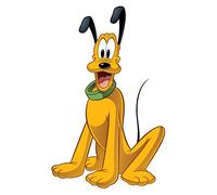 Sticker Géant Repositionnable Mickey et ses Amis Pluto, Jaune