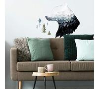 Sticker Géant Repositionnable Ours en Aquarelle