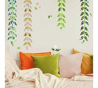 Sticker Géant Repositionnable Rideau de Fleurs