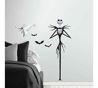 Sticker Géant Repositionnable the Nightmare Before Christmas Jack, Black Purple, White