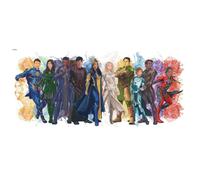 Sticker géant - ROOMMATES - Marvel Eternals - Multicolore - 91 x 43 cm - Décoration murale