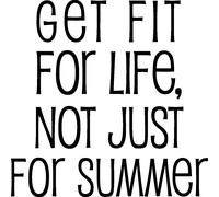 Sticker Get fit for life