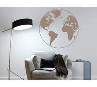 Sticker Globe Terrestre - Nombreuses tailles et couleurs disponibles