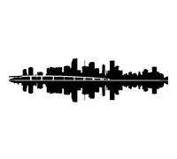 Sticker Grand pont sur une ville