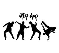 Sticker Groupe de danseurs Hip Hop