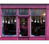 Sticker Guirlande de Noël Personnalisé - Nombreuses tailles et couleurs disponibles