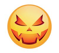 Sticker Halloween smiley