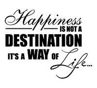 Sticker Happiness is not a destination