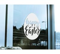 Sticker Happy Easter Oeuf Lettering - Nombreuses tailles et couleurs disponibles
