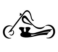 Sticker Harley Davidson artistique