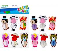 Sticker Harmonica animal décoration 6pcs