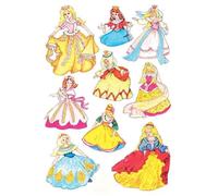 HERMA 3461 Lot de 27 autocollants princesse pour fille avec motif princesse Étiquettes pour album photo, journal intime, album de poésie, scrapbooking, anniversaire, décoration lettres, bricolage