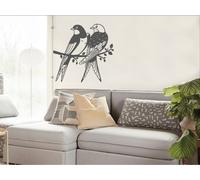 Sticker Hirondelles sur une branche - Nombreuses tailles et couleurs disponibles